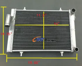 7980 1&1 For 1979 1980 Triumph Spitfire 79 80 Manual Mt Aluminum Radiator