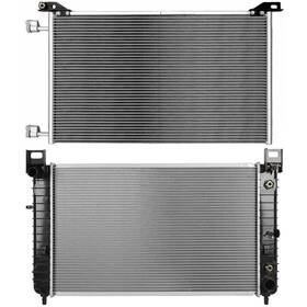 1autopowerstore 13129431 Condenser Cooling Kit And Radiator For Cadillescalade Chevrolet Tahoe 2002-2004