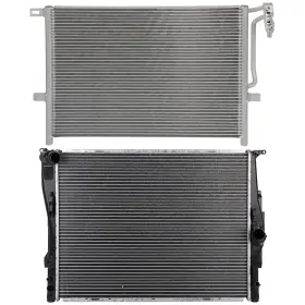 13132624 1autopowerstore Ac Condenser Cooling Kit Aluminum Radiator For Bmw 325i 325xi 330i 330xi 2006
