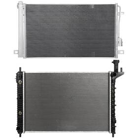 1autopowerstore 13144791 Ac Condenser Cooling Kit Aluminum Radiator For Buick Enclave 2008-2017