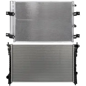 13144801 1autopowerstore Condenser Cooling Kit Aluminum Radiator For 08-11 Lincoln Mkx 07-12 Ford Edge