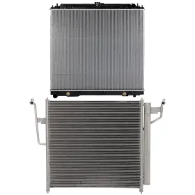 13144808 1autopowerstore Ac Condenser Cooling Kit Aluminum Radiator For Nissan Pathfinder 2008-2012