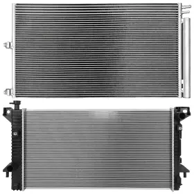 13153576 1autopowerstore Condenser Cooling Kit Radiator For Lincoln Navigator 2009-2014 Ford Expedition