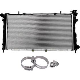 1autopowerstore 13635457 Radiator With Universal Hose Clamps Kit For Chrysler Voyager 01-03 Dodge Caravan