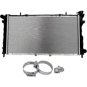 13635457 1autopowerstore Radiator With Universal Hose Clamps Kit For Chrysler Voyager 01-03 Dodge Caravan