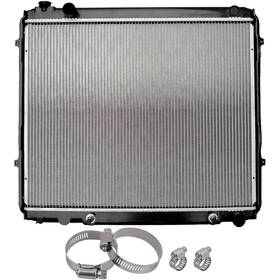 1autopowerstore 13635481 Radiator With Universal Oil Hose Clamps Kit For Toyota Tundra 2000-2006
