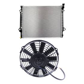 1autopowerstore 13660411 Cooling Fan And Radiator Kit Fit For Toyota Tacoma 2.7l 2005 2006-2011