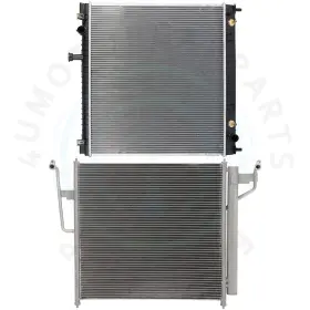 12718963 4umotorcarparts Radiator And Ac Condenser Cooling Kit For 05-15 Nissan Titan 04-10 Infiniti Qx56