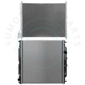 4umotorcarparts 12718987 Radiator And Ac Condenser Cooling Kit For 2003-2004 Ford F-250/350 Super Duty