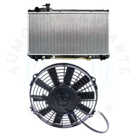 To3010159 4umotorcarparts 12828798 Cooling Fan And Radiator Kit For 1996-1997 Toyota Rav4 Base 2.0l L4