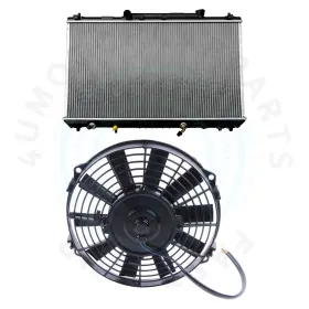 12828799 4umotorcarparts Cooling Fan And Radiator Kit For 1997 98 99-2001 Toyota Camry Ce Le Xle 2.2l L4