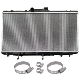 13687370 4umotorcarparts Radiator Without Il Hose Clamps Kit For Toyota Corolla Geo Prizm 1993 94-1997 Cu1409