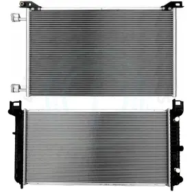 13751416 4umotorcarparts Aluminum Radiator And Ac Condenser Cooling Kit For Chevrolet Tahoe 5.3l 2004-2012