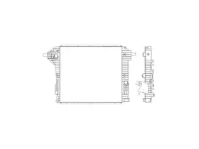 94gs79r Action Crash Radiator Fits 2011-2016 Ford F450 Super Duty
