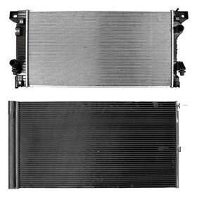 Agility Bndl-450830 For Lincoln Navigator 2016-2017 Radiator And Condenser Kit