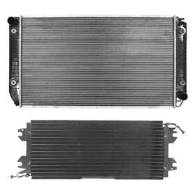 Agility Bndl-452148 For Chevy P30 1994-1997 Radiator And Condenser Kit