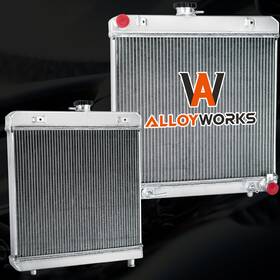 Alloyworks 1235003703 2 Row Radiator For 1976-85 84 Mercedes W123 200d 240d 220d 230 280 Eg 300d At