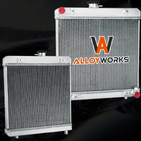 1235003703 Alloyworks 2 Row Radiator For 1976-85 84 Mercedes W123 200d 240d 220d 230 280 Eg 300d At