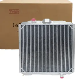 12446985 Alloyworks 4 Row Radiator Fits 1992-2001 95 Am General Hummer 5.7/6.2/6.5l Diesel V8 Engine