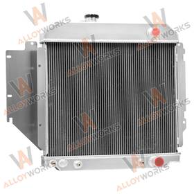 Alloyworks 432338 4-row Radiator For 1992 1996 Ford E-150 E-250 E-350 Econoline Club Wagon 4.9l At