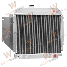 432338 Alloyworks 4-row Radiator For 1992 1996 Ford E-150 E-250 E-350 Econoline Club Wagon 4.9l At
