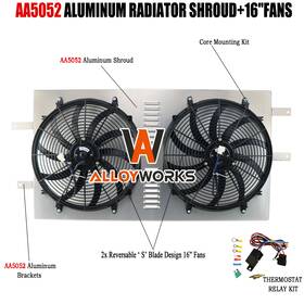 Alloyworks 52028900ad Aluminum Shroud Fan Relay Fit 94-02 Dodge Ram 2500 3500 Quad Cab Pickup 5.9l Us