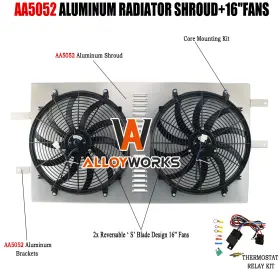 52028900ad Alloyworks Aluminum Shroud Fan Relay Fit 94-02 Dodge Ram 2500 3500 Quad Cab Pickup 5.9l Us
