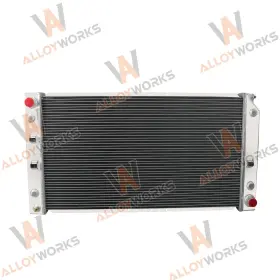 52471415 Alloyworks 3 Rows Radiator For 1994 1996 Chevy Impala Caprice Cadillac Fleetwood 5.7l V8