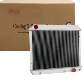 Alloyworks Cc284-blk 4-row Radiator Fit 1963-66 Chevy C10 C20 C30 K10 K20 K30 Pickup/gmc 1000 1500