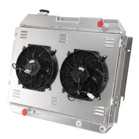Cc847b Alloyworks 3rows Radiator Shroud Fan Relay For 77-88 E-100 E-250 E-350 Econoline Club Wagon