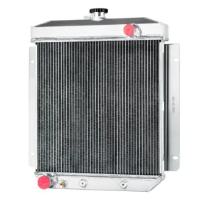 Dr-cc5456 Alloyworks 4-row Aluminum Radiator Fits 1954-1956 Ford Customline V8 3.9l 4.2l 4.4 4.8l New