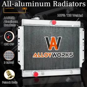 Mc5960 Alloyworks 4row Radiator Fit 1959-1960 Cadillac Deville Eldorado Series 60 Fleetwood 6.4l