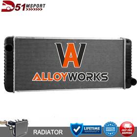 Alloyworks Mod3e10673d Aluminum Core Radiator For 04-07 Peterbilt 330 335 340/2003-2007 Kenworth T300