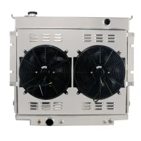 Or1165 Alloyworks For 1983-1996 Ford F150 F250 F350 6.9/7.3l Pickup 3 Row Radiator Shroud Fan Kits