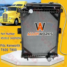 1a020256 Alloyworks X4048 Radiator For Kenworth T600 T800 Truck X510102 E4x4048 X560110