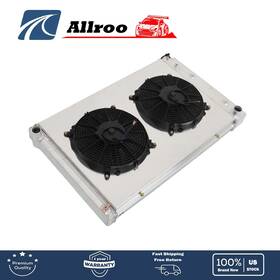 Allroo Alu2899718 For Chevy C/k Series Gmc C2500 1973-1987 Cc716 4 Row Radiator Shroud Fan