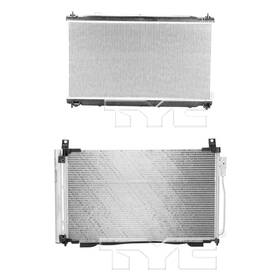 Alzare Bndl-451036 For Infiniti Q50 2014-2015 Radiator And Condenser Kit