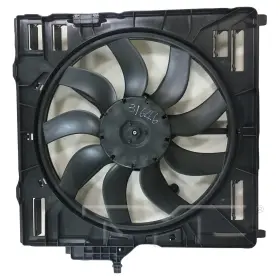 17427576281 Amcar New Dual Radiator And Condenser Fan For 2007 2008 2009 2010 2011-2013 Bmw X5 X6