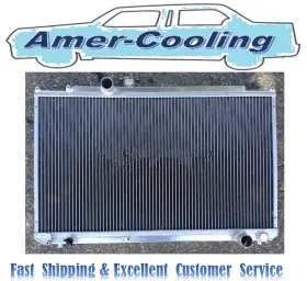 10005x Amer-cooling Aluminum Radiator For 96-2000 Toyota Mark Ii /chaser 2.5l 1997 98 96