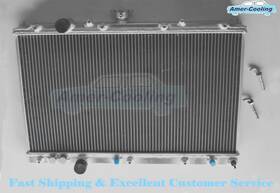 Amer-cooling 11007 New Aluminum Radiator For 1997-2002 Mitsubishi Mirage 1.5 1.8 L4 2row 98 99 00