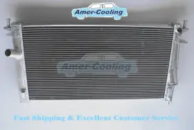 Adaw23 Amer-cooling Brand New 2row Aluminum Radiator For 04-09 Mazda 3 2.0 2.3 L4 2004 05 06