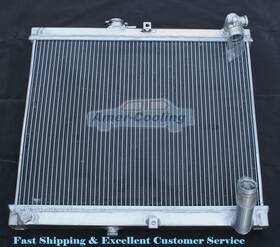 Amer-cooling Aldw88 3row Aluminum Radiator Fits Mazda Rx-7 1986 1987 1988 1.3l 88 86