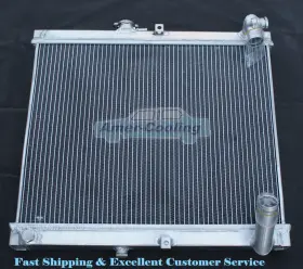 Aldw88 Amer-cooling 3row Aluminum Radiator Fits Mazda Rx-7 1986 1987 1988 1.3l 88 86