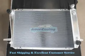 Dpi1452 Amer-cooling Aluminium Radiator For Ford F-150 250 350 1985-92 Bronco 4.9l L6 1985-96 2row