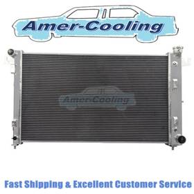 Amer-cooling Fds12a 4-row Brand New Aluminum Radiator 1994-1997 For Dodge Ram 2500 3500 5.9 V8 1994