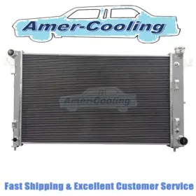 Fds12a Amer-cooling 4-row Brand New Aluminum Radiator 1994-1997 For Dodge Ram 2500 3500 5.9 V8 1994