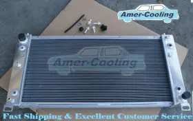 Wwaee71-1row Amer-cooling 34 Inch C New Aluminum Radiator Chevy Silverado Gmc 1500 2500 Hd Cadillac Escalade