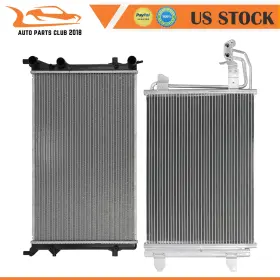 Apc84816502 Apc Radiator And Ac Condenser Fits 2013 Volkswagen Gti 2011-2014 Jetta