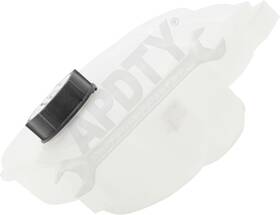 Apdty 165833 Coolant Reservoir With Cap 2.0l Turbo Eng 13-14 Hatchback