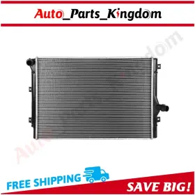 13185977 Apking Fits 2004-2006 2007 2008 Audi A3 Quattro 2009 Tt 2822 Aluminum Radiator